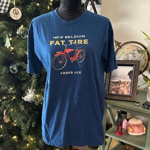 Fat Tire Blue Graphic Tee